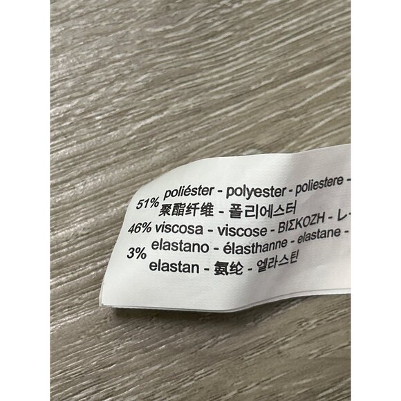 Zara Women’s Small High‎ Neck Striped Blouse Minimalist Preppy Coquette Style - Picture 9 of 9